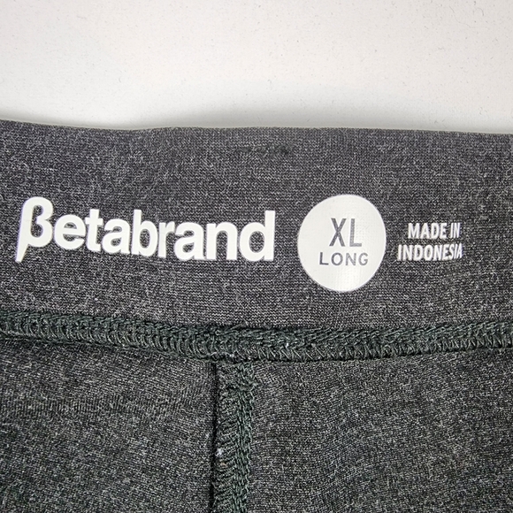 Betabrand Pants Womens XL Long Charcoal Gray Dress Yoga Bootcut Flare (34x32) - Picture 5 of 10